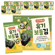 아이배냇 유기 보들 김, 8개, 20g
