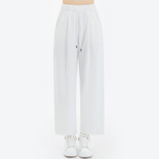 Elsso 女款人生版型涼感訓練鬆緊帶寬褲 短版