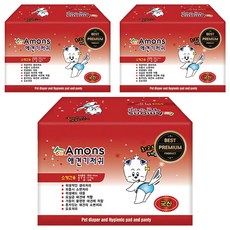 Amons 頂級母犬專用尿布, 小型犬, 3包, 10片