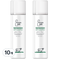 크림밀크 노워시 드라이 샴푸 화이트머스크향, 211ml, 10개