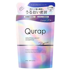 Qurap 胺基酸保濕修護洗髮精洗髮精補充包 水果花香, 370ml, 1包