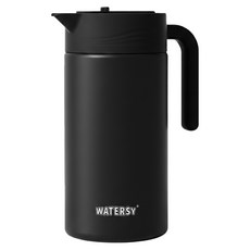 WATERSY 帶溫度顯示304真空保溫壺, 顏色隨機, 1.5L, 1個