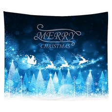 컴투더홈 북유럽 크리스마스트리 패브릭포스터 cgt048-17, 혼합색상