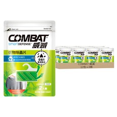 COMBAT 威滅 台灣公司貨 衣物除蟲片 衣櫃用 吊掛式 草本香 6個月長效除蟲 2個, 12包