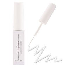 아이빛 네일아트 컬러 라인 젤네일, 01 화이트, 10ml, 1개 01 화이트, 10ml, 1개