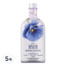 [비건라이프] 아우라 유아용 꽃담초 센서티브 섬유유연제 베이비머스크향 본품, 1L, 5개