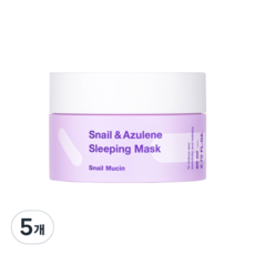 Tiam Snail 和 Azulene 睡眠面膜, 80ml, 5個