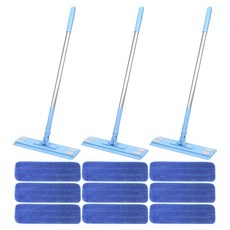 A-Clean 清潔拖把中號天空 + 3 個屋頂墊, 3組