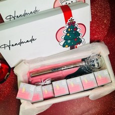 Rofancy 洛帆晞 聖誕茶燭禮盒 附茶燭杯和充電式脈衝點火器, 綜合, 多色套組