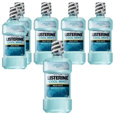 LISTERINE 李施德霖 沁涼薄荷香漱口水, 250ml, 6個