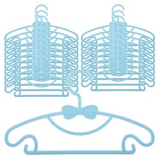 購物樂 蝴蝶兒童房高彈力衣架, 20個, 藍色