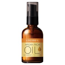 LUCIDO-L 樂絲朵 摩洛哥護髮精華油, 高保濕, 修護分岔斷裂, 秀髮柔順不毛躁, 60ml, 1瓶