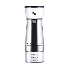 Solid 不鏽鋼電動磨豆機 黑色, 單一商品