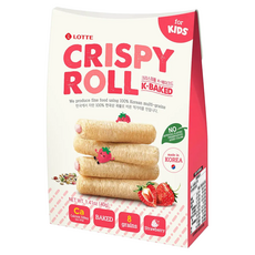 LOTTE 樂天 兒童捲心棒 8支, 草苺味, 40g, 1盒