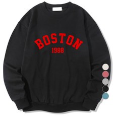 ILLUSO 男女通用特殊棉質標準 Boston 1988 運動衫