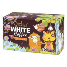 Darling White Coffee 親愛的白咖啡 三合一即溶咖啡, 30g, 80包, 1盒