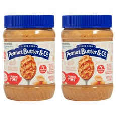 피넛버터앤코 땅콩버터잼 크런치 타임, 454g, 2개