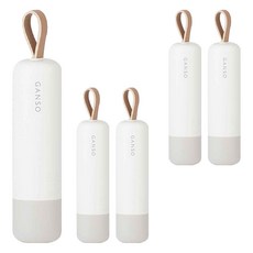 GANSO 便攜式除塵滾輪 本體 棉花白, 5個