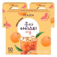 티젠 홍차 아이스티 분말 자몽, 5g, 50개입, 3개