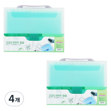 청운 고급 도큐먼트 파일 A4, 초록, 4개