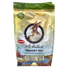 Mr.Rabbit 瑞比兔 提摩西牧草 兔子、天竺鼠等小動物適用 高纖維幫助消化, 1kg, 1袋