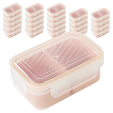 이지앤프리 나눔쉐어 밀프랩 용기 2칸, 6세트, 480ml(4p)