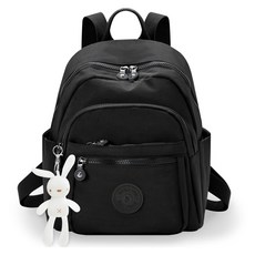 ADDEDIT 女性用 Cindy 後背包 + 配件, BLACK(後背包), 隨機出貨(配件)