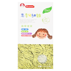 Nnutrinini 脆妮妮 思麥兒細麵 翡翠菠菜 8個月以上, 180g, 1盒