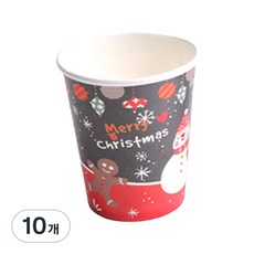 파티해 크리스마스 컵 눈사람, 10개입, 10개