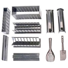 DIY壽司模具組 10件套 食品級PP, 素色, 1組