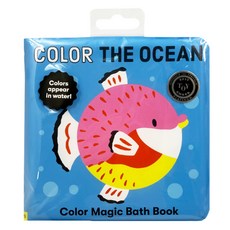 mudpuppy 洗澡色彩魔法書，Color The Ocean，遇水會顯色, 多彩海洋, 1組