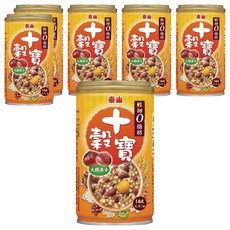 泰山 十穀寶 330g 含大顆栗子 蕎麥 小麥等十種食材 0脂肪輕食, 6罐