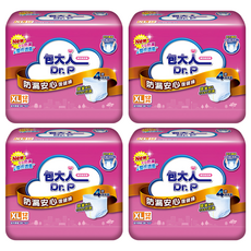 Dr.P 包大人 防漏安心復健褲 蜂巢網孔 瞬吸防漏 整件透氣, XL, 12片, 4包