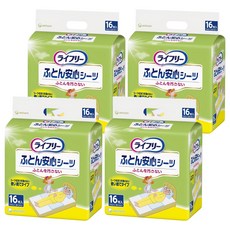 Lifree 來復易 日本原裝進口 拋棄式防漏尿看護墊, 90 x 60cm, 16片, 4包