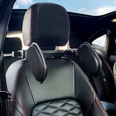 iamdue 車用頭枕頸枕, 1個, 黑色