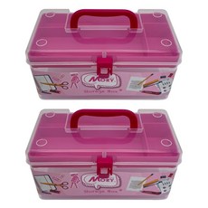 MORY 茂盛 高第手提收納箱, 顏色隨機, 2個