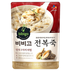 CJ bibigo 鮑魚粥, 450g, 1包