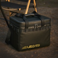 Leto 大型保冷袋 LCP-CB25, 黑色, 25L