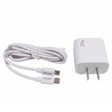 Kinyo 20W Single Port Type-C Cable PD 充電器 Fast Charging GaN 8重安全保護 白色