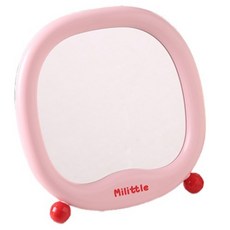 Inart 辦公室桌上型鏡子 17 x 18 cm, 粉紅色