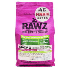 Rawz 納茲 全齡貓 全鮮肉無穀自然糧, 脫水雞肉 + 火雞 + 雞肉, 790g, 1袋