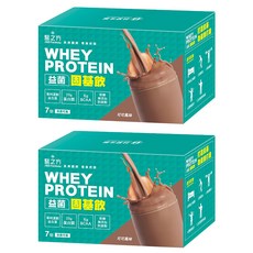 台塑生醫 MD Formula 醫之方 益菌固基飲 可可風味 7包入 2盒組 (蛋白質, BCAA, 益生菌, 低糖), 224g, 2盒