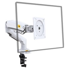 North Bayou 單螢幕支架 F80-W, 白色, 1個