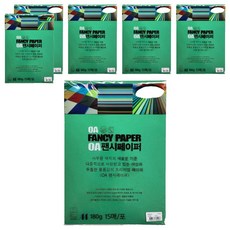 두성종이 OA 팬시페이퍼 컬러복사지 진녹색 180g R62, A4, 90개