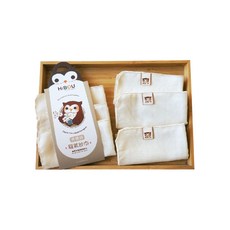 HiBOU 喜福 有機棉 紗布巾 3入