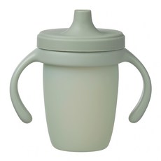 b.box 矽膠鴨嘴杯, 莫蘭迪綠, 1個, 240ml