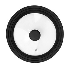 UH 多用途矽膠玻璃鍋蓋 平板灰, 1個, 24cm