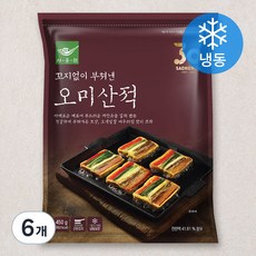 사옹원 부침명장 꼬지없이 부쳐낸 오미산적 (냉동), 450g, 6개