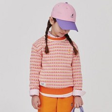 KANGOL KIDS 兒童K Logo圖案套頭棉質針織衫 PA 0001