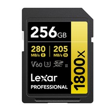 Lexar 雷克沙 1800倍速 UHS 2級 SD卡, 256GB, 1個